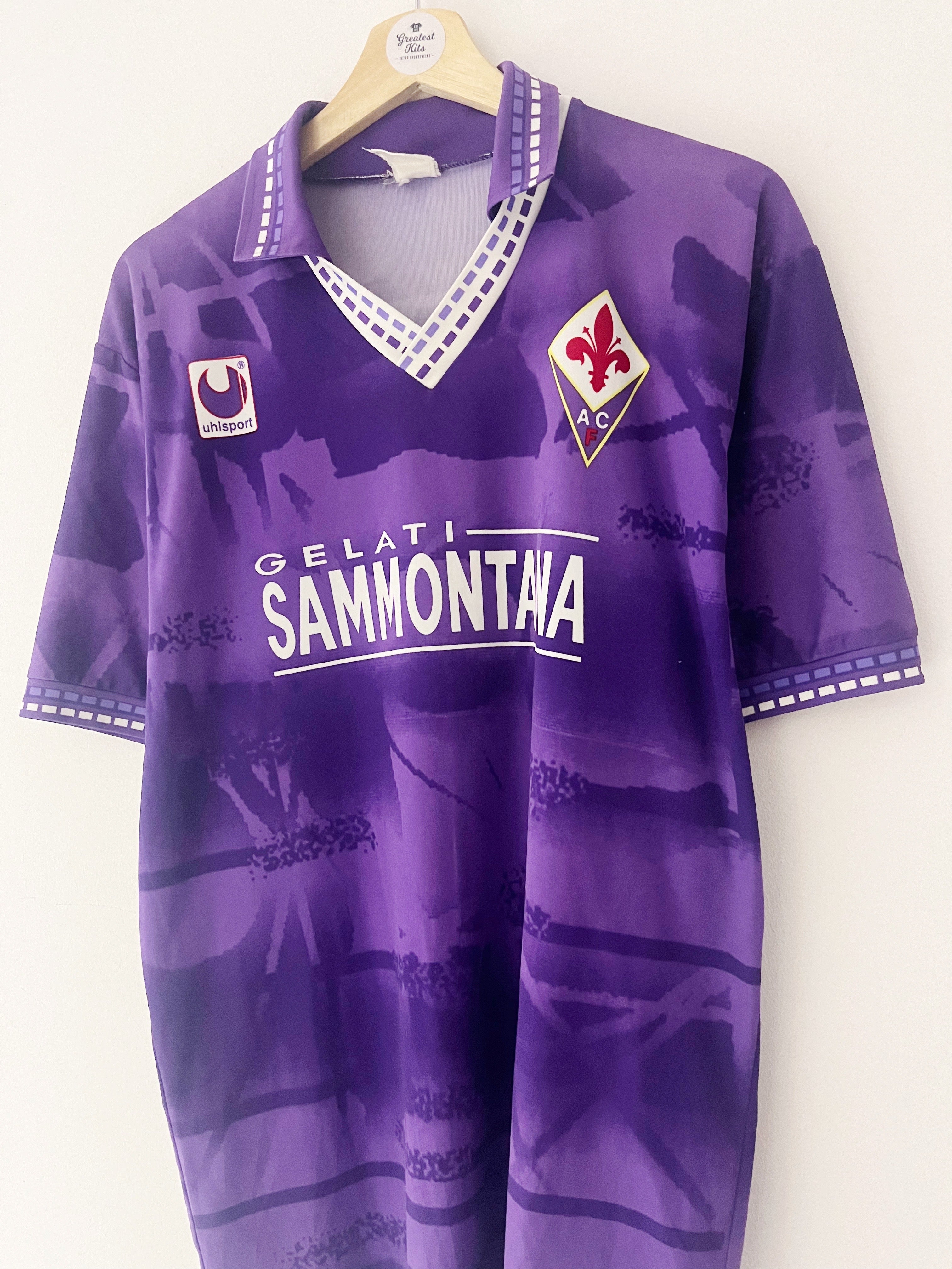 1994/95 Fiorentina Home Shirt #9 (XL) 8.5/10