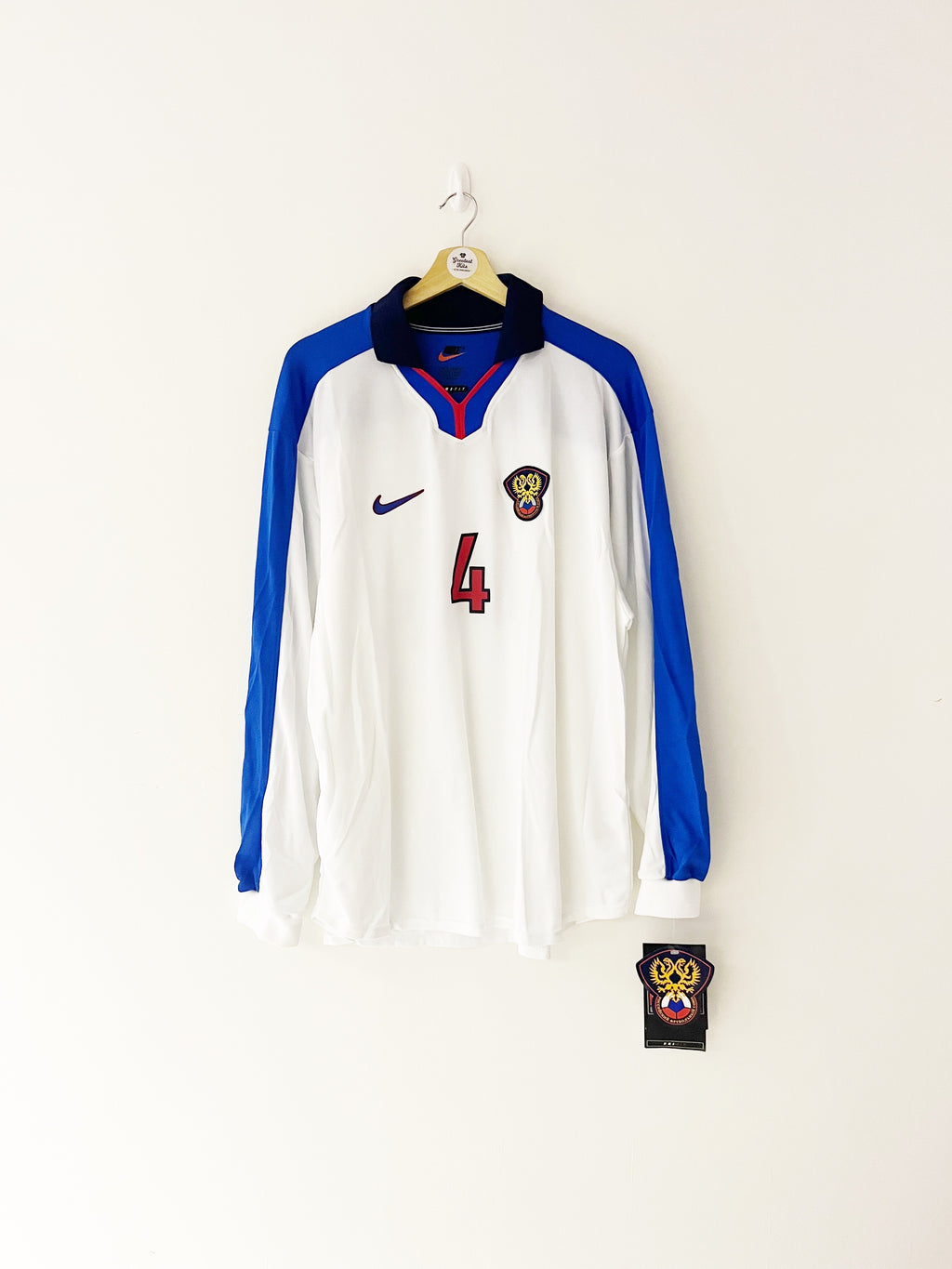1998 Russia *Player Issue* Home Shirt #4 (XL) BNWT