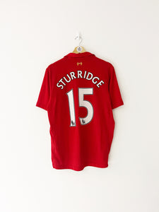 2012 13 Liverpool Home Shirt Sturridge 15 M 8.5 10 Greatest Kits