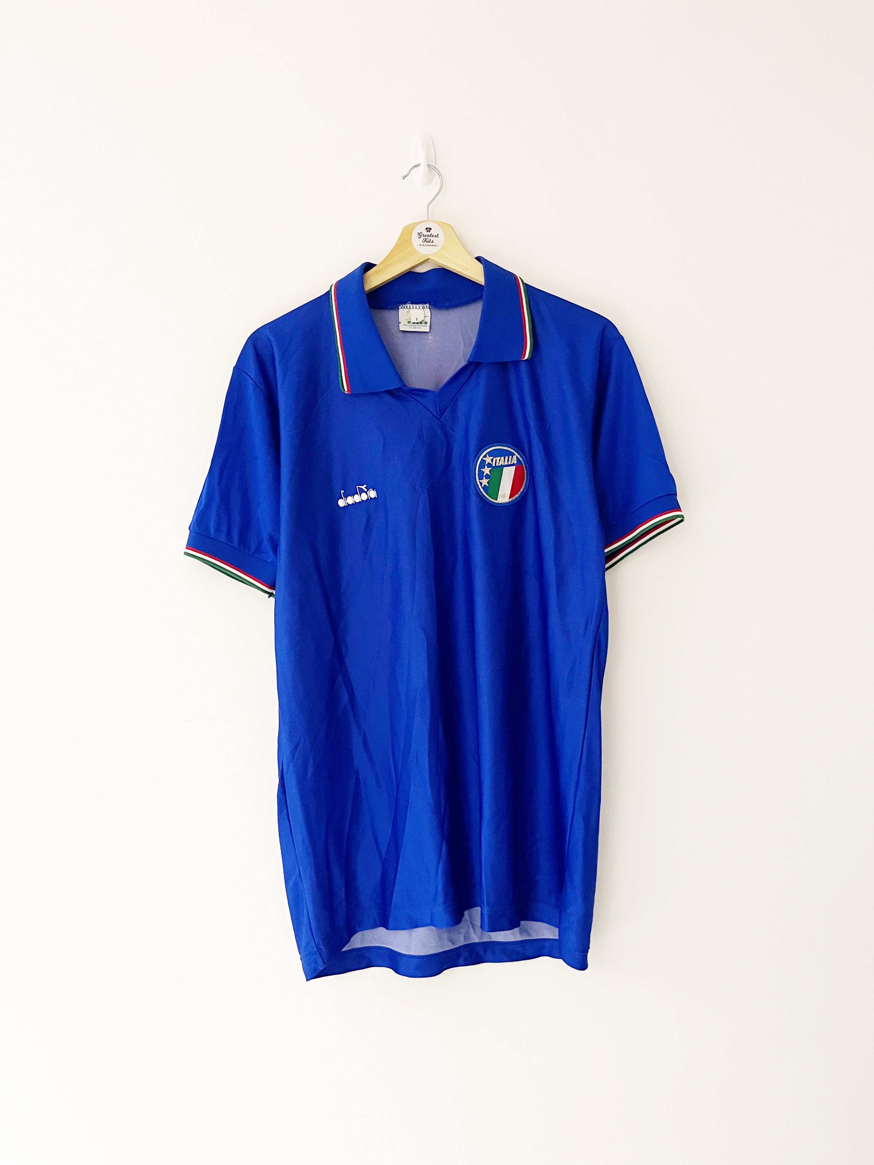 1986/90 Italy Home Shirt (L) 9/10