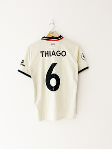 Camiseta de visitante del Liverpool 2021/22 Thiago n.° 6 (XL.Niños) 9/10