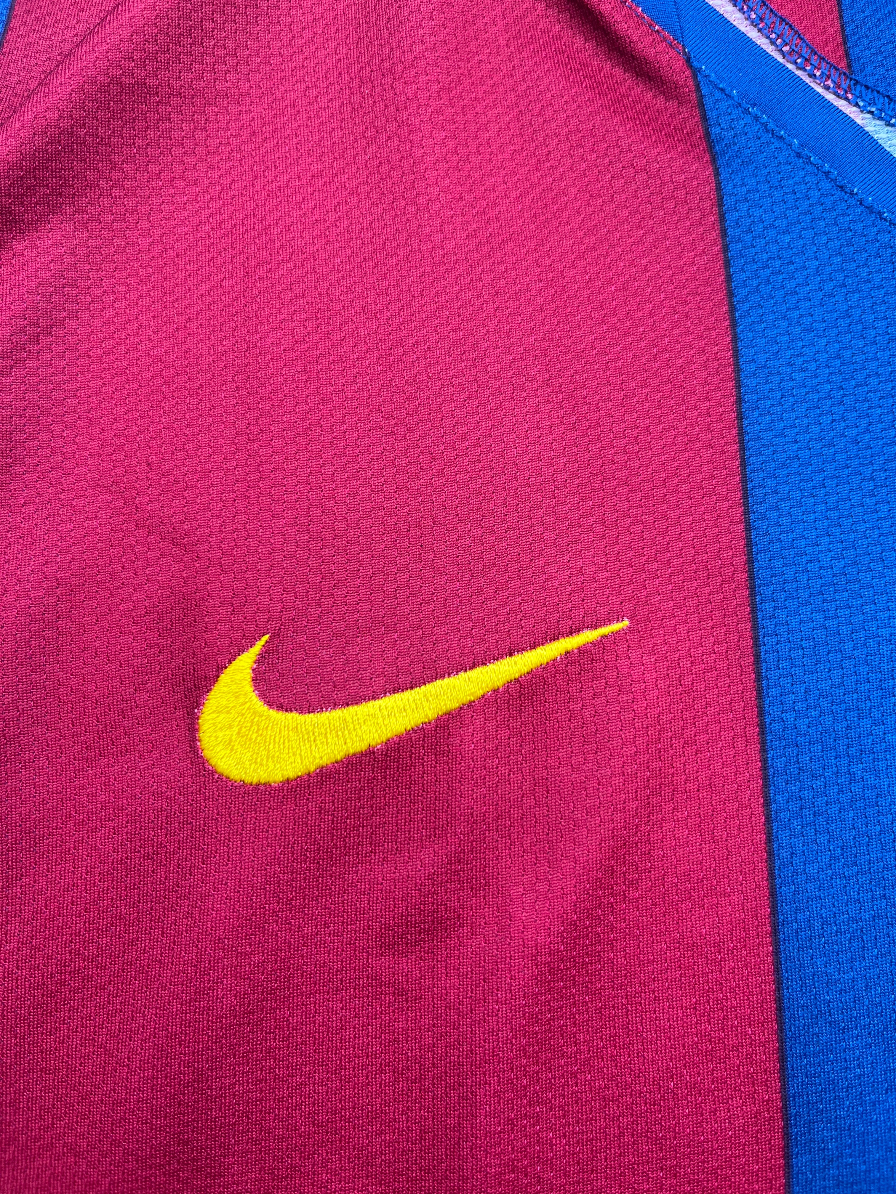 2007/08 Barcelona Home Shirt (M) 9/10