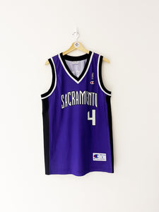 2002-05 Sacramento Kings Champion Road Jersey Webber #4 (L) 9/10