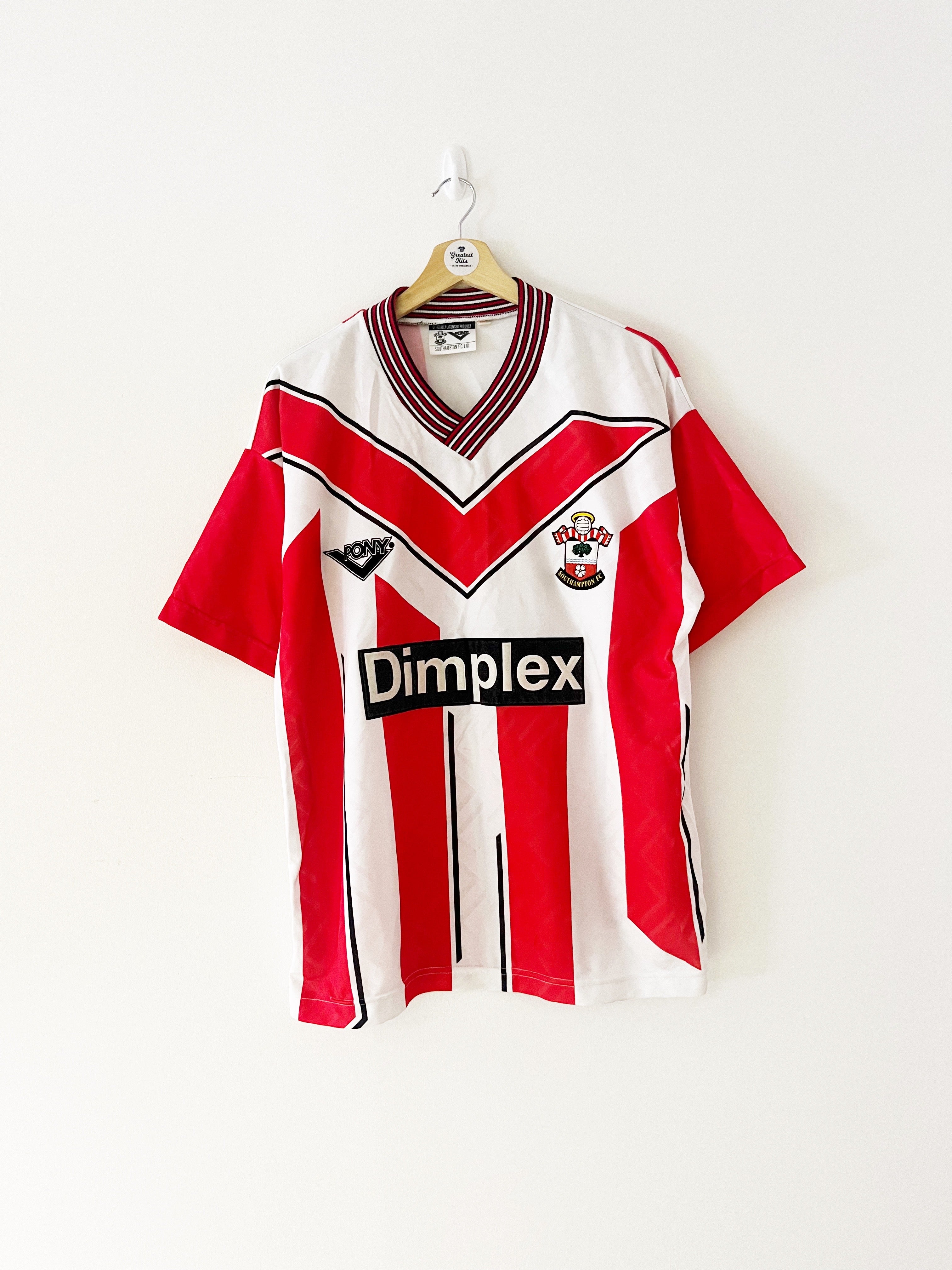 1993/95 Southampton Home Shirt (L) 9/10