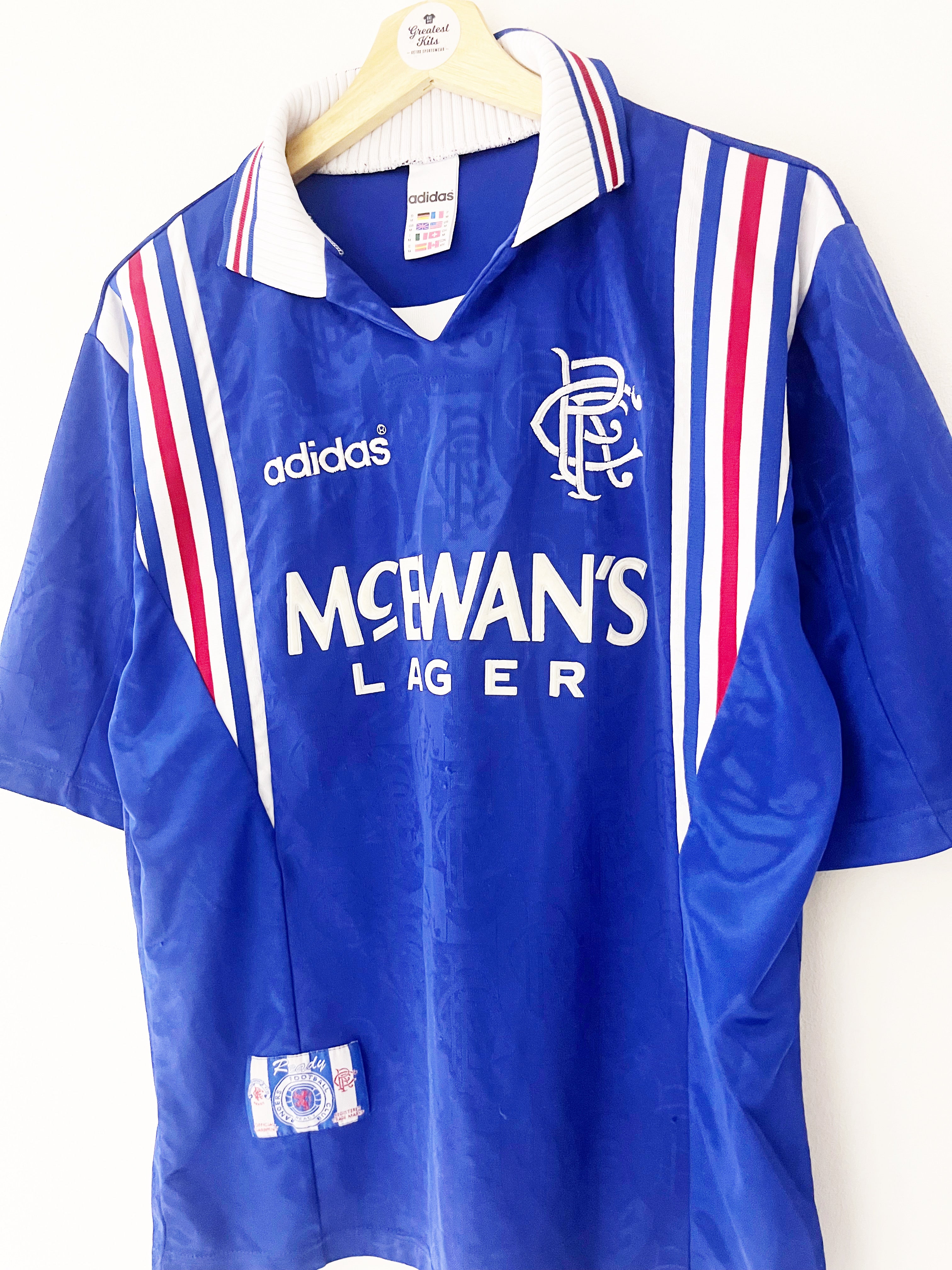 1996/97 Rangers Home Shirt (M) 8.5/10