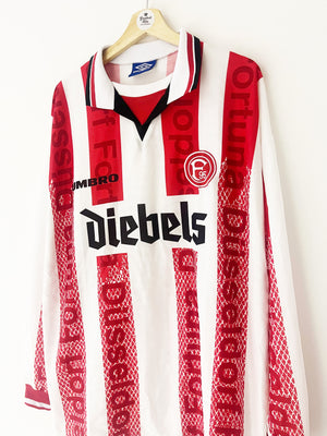 1996/98 Fortuna Dusseldorf Home L/S Shirt (XL) 9/10