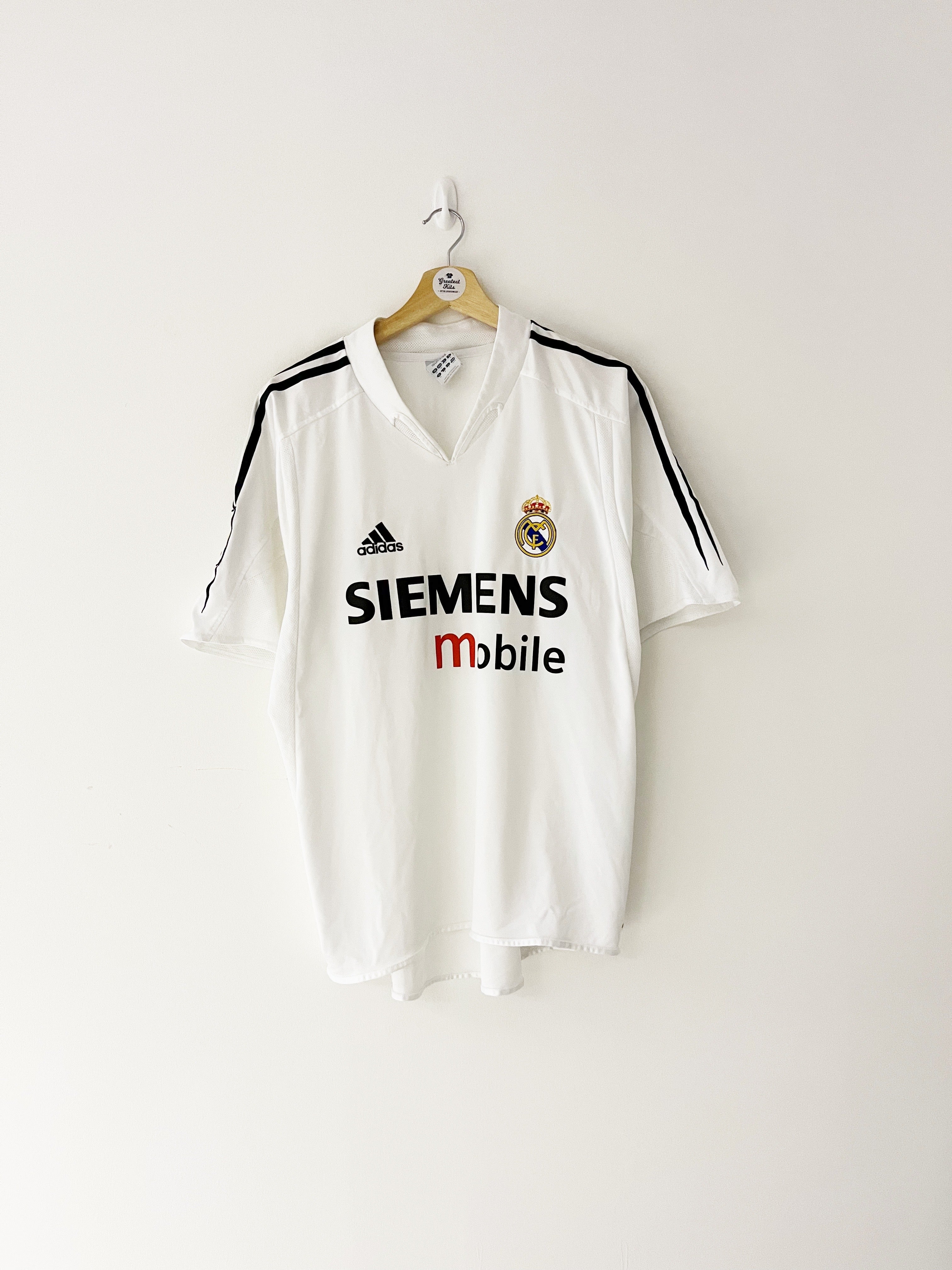 2004/05 Real Madrid Home Shirt (M) 9/10