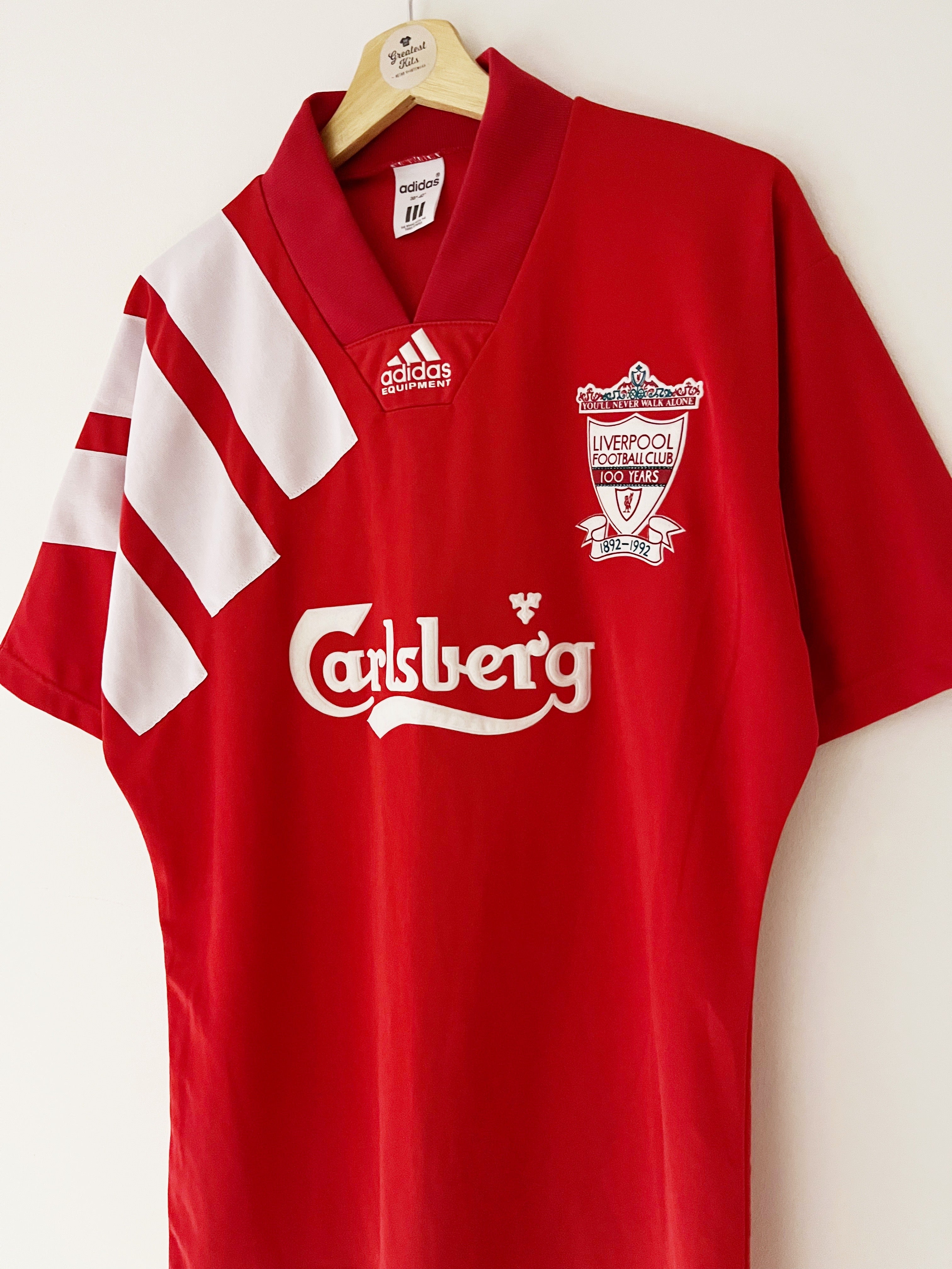 1992/93 Liverpool Centenary Home Shirt (M) 9.5/10