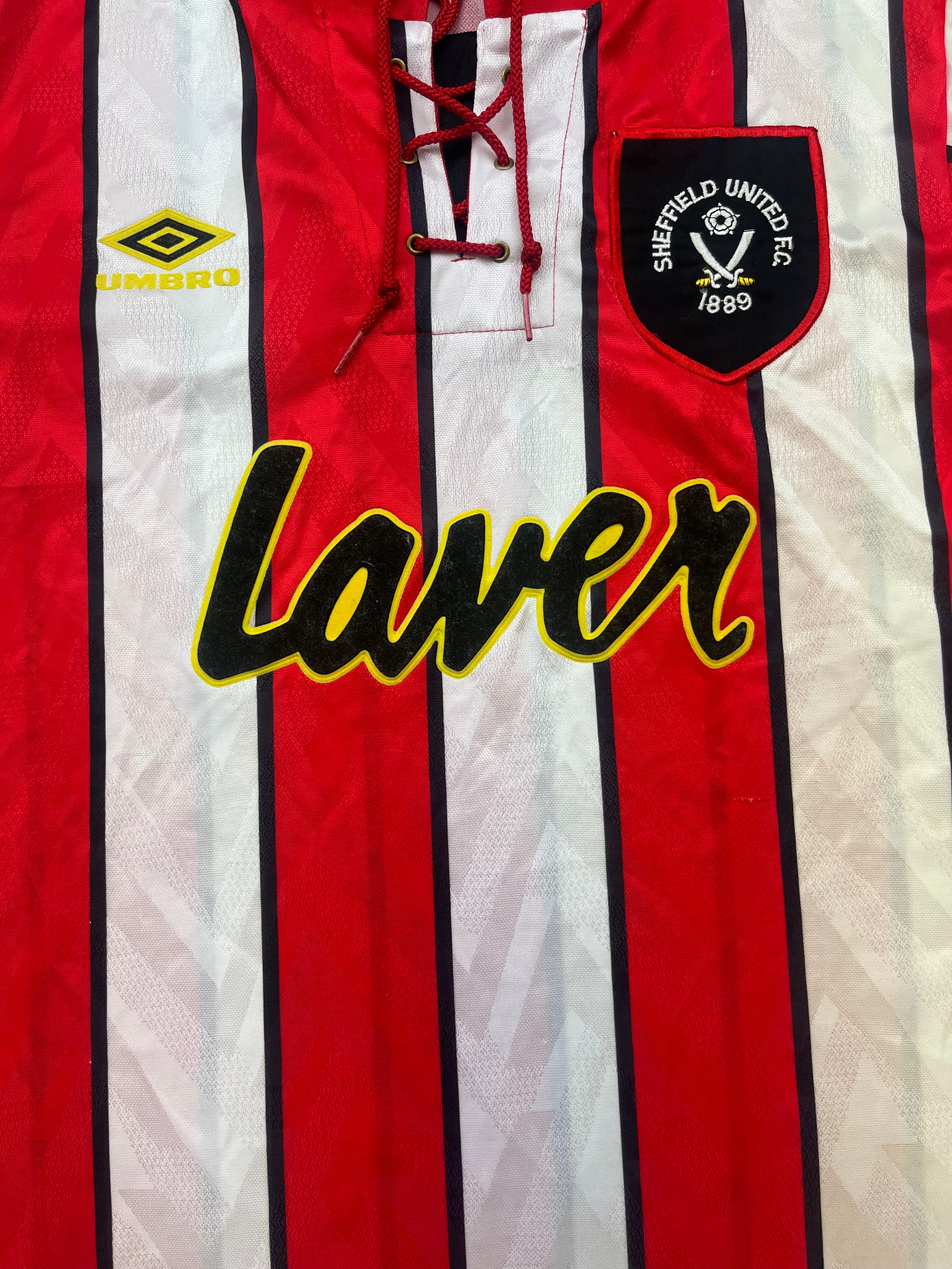 1992/94 Sheffield United Home Shirt (M) 8.5/10