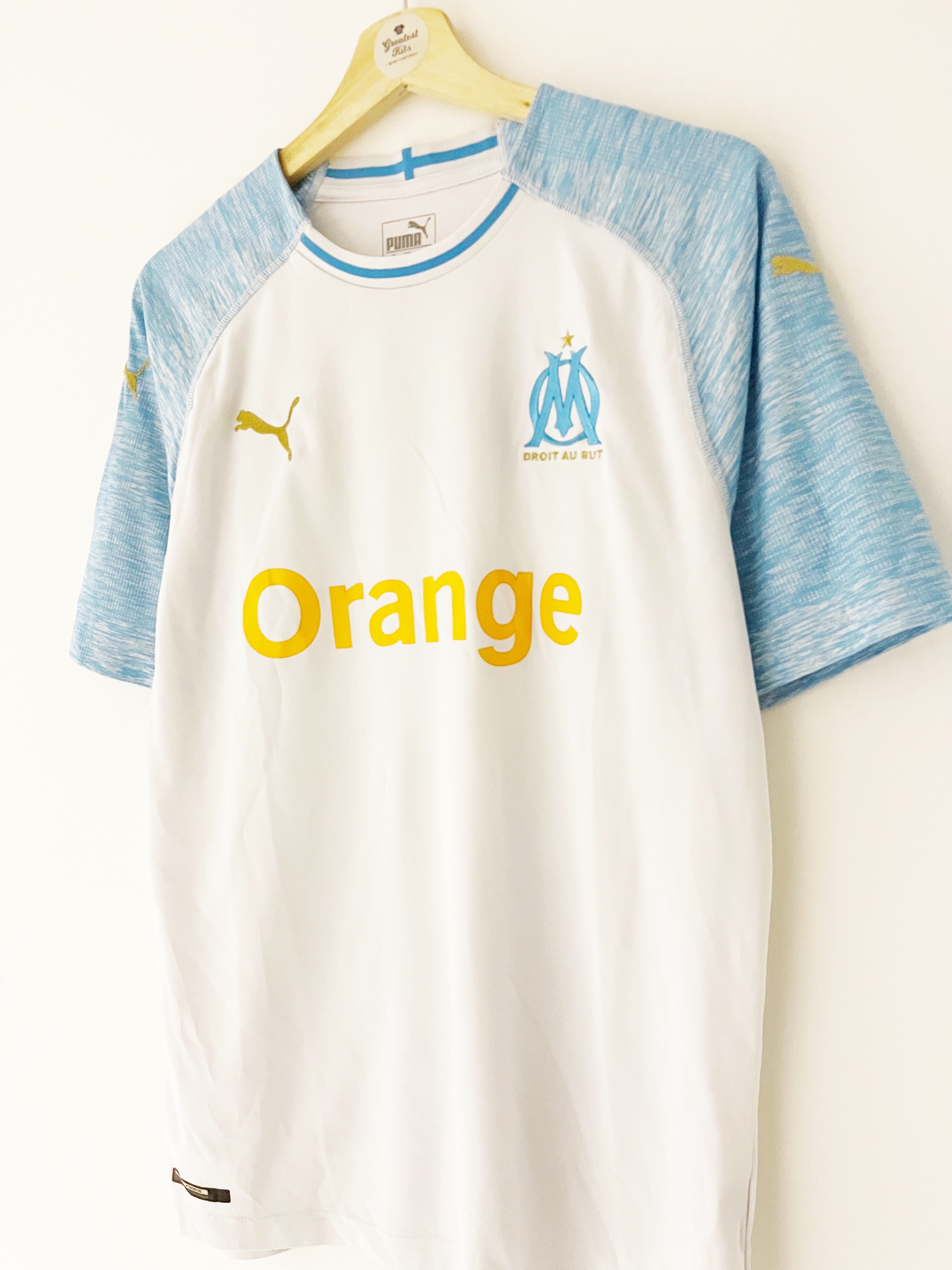 2018/19 Marseille Home Shirt (L) 8.5/10