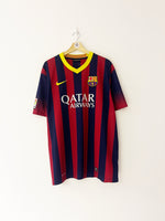 2013/14 Barcelona Home Shirt (XXL) 9/10