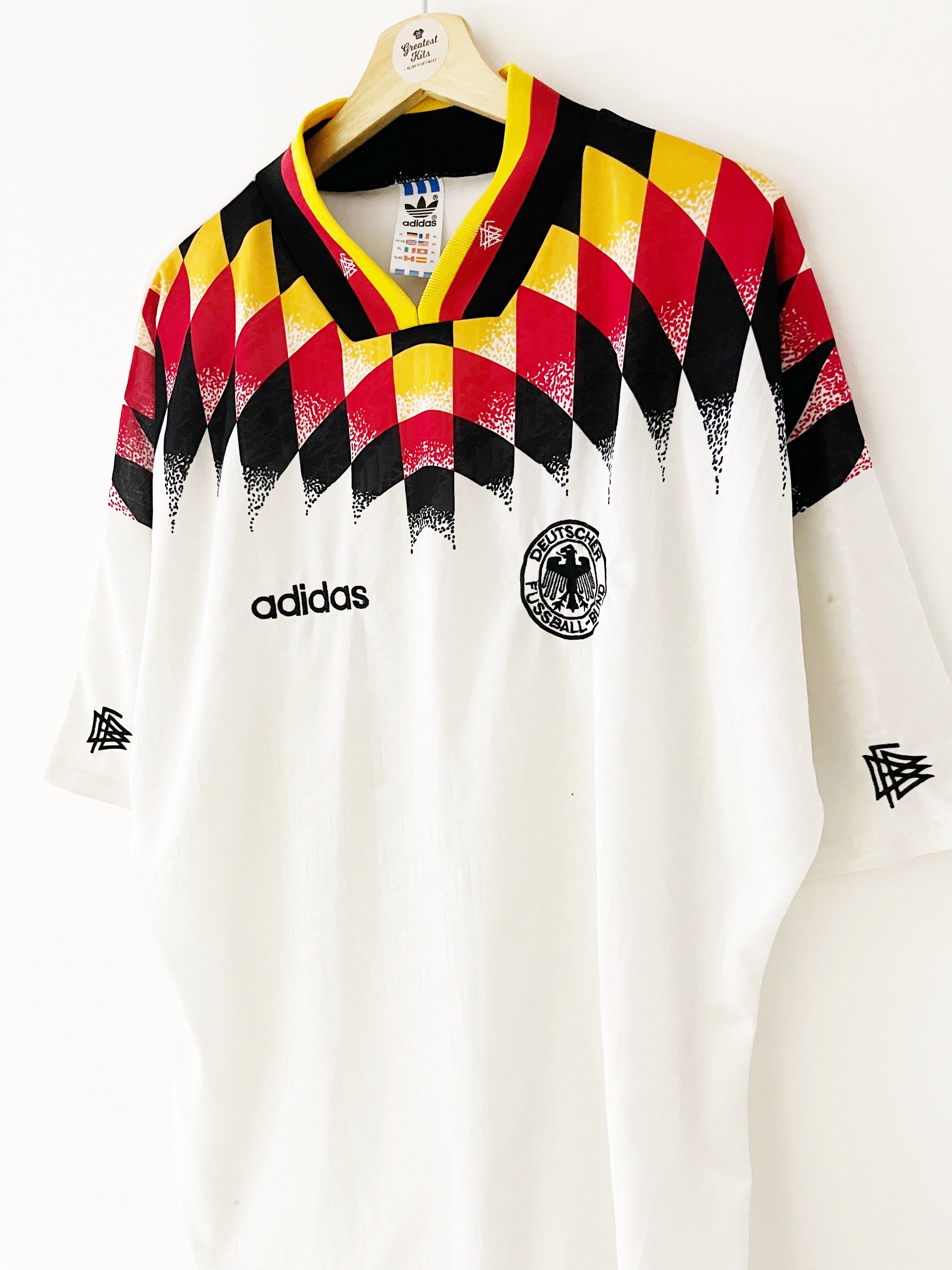 1994/96 Camiseta local de Alemania (XL) 9/10
