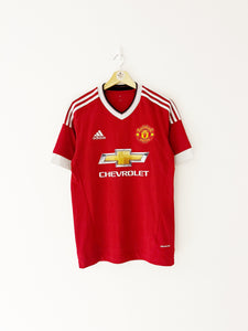 2015/16 Manchester United Home Shirt (S) 9/10