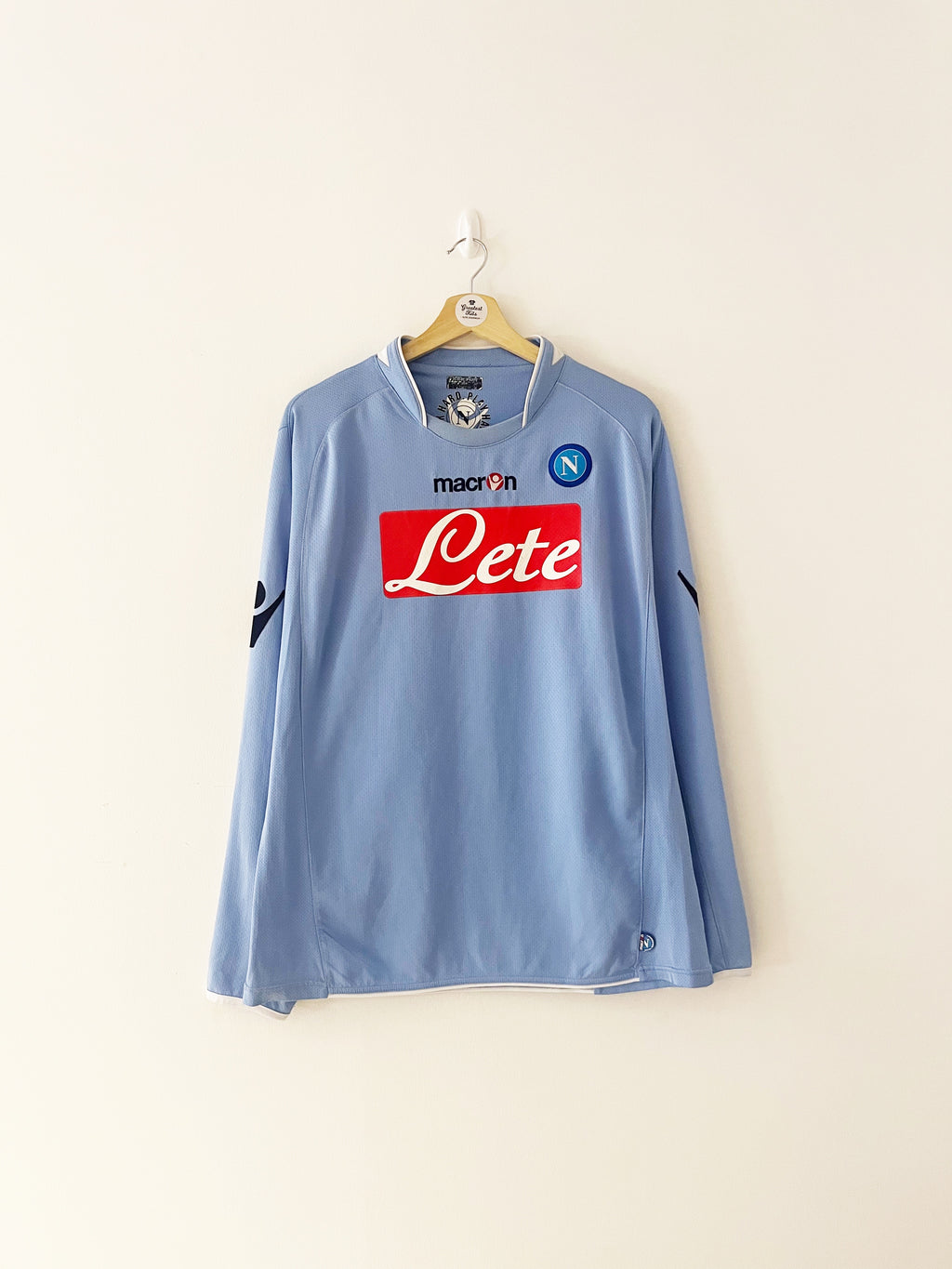 2009/10 Napoli Home L/S Shirt (L) 8/10