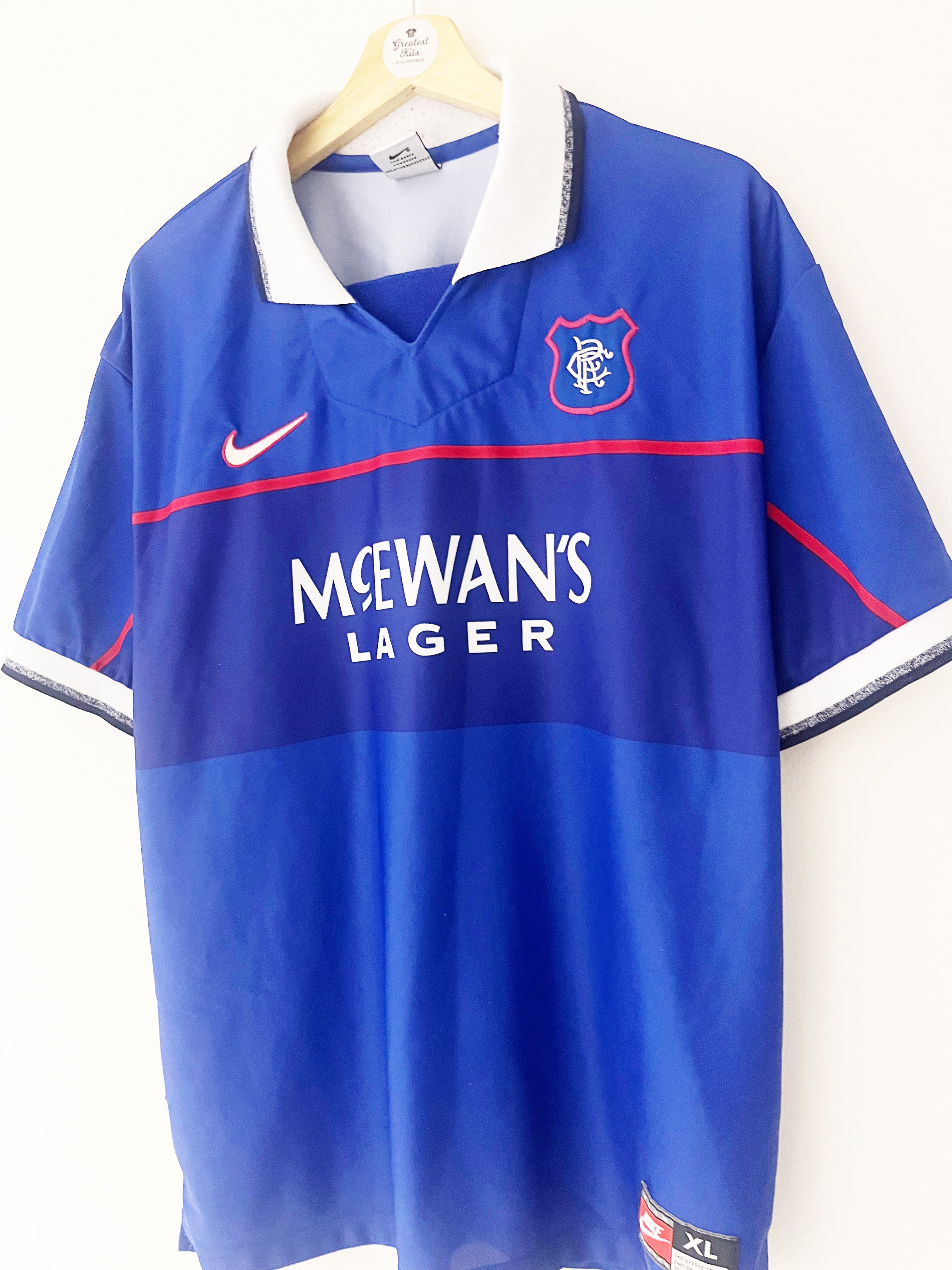 1997/99 Rangers Home Shirt (XL) 8.5/10