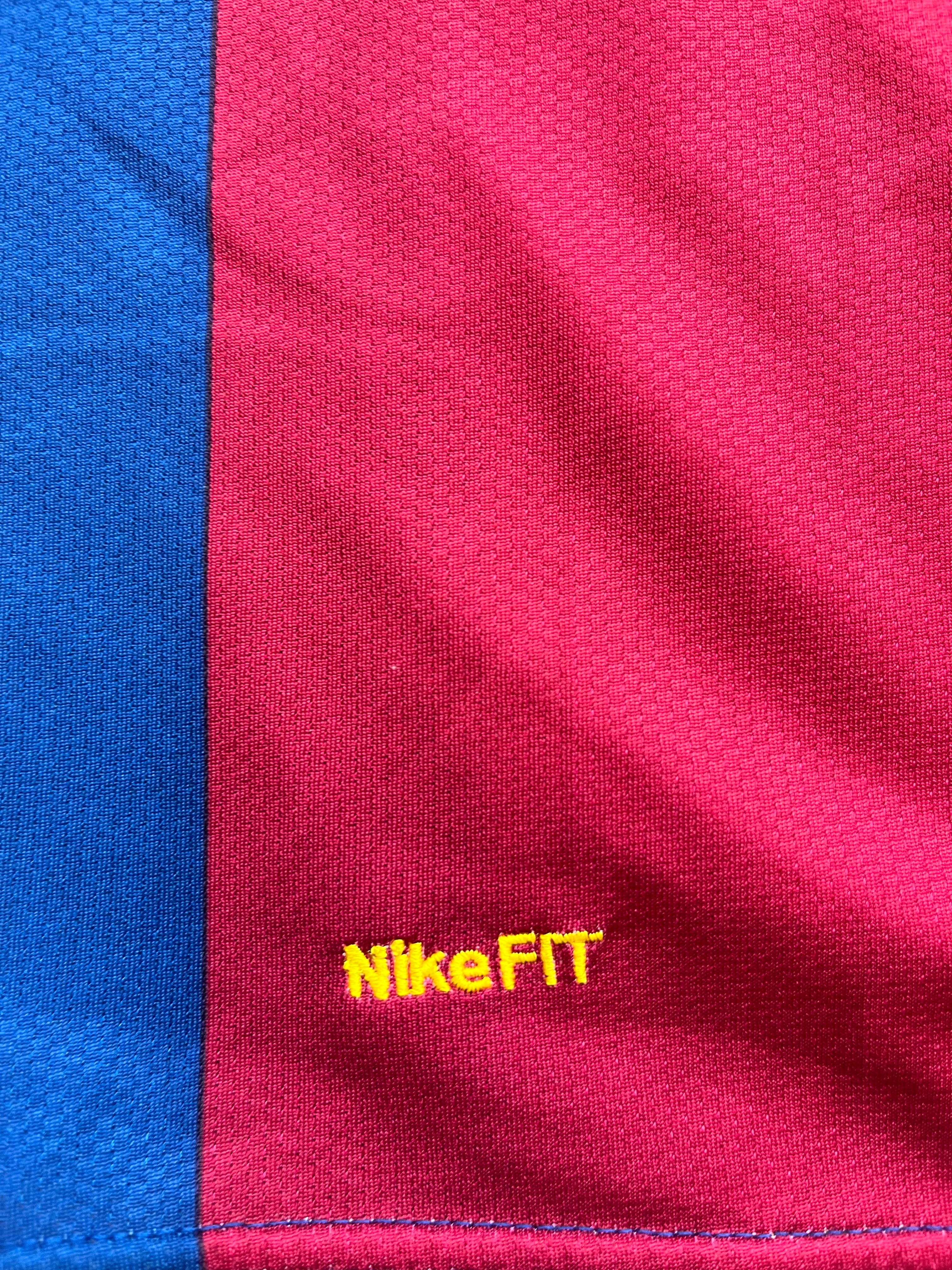 2007/08 Barcelona Home Shirt (M) 9/10