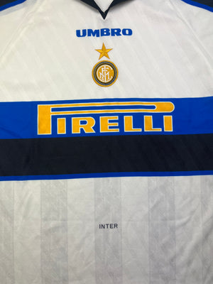1996/97 Camiseta visitante del Inter de Milán (L) 9/10