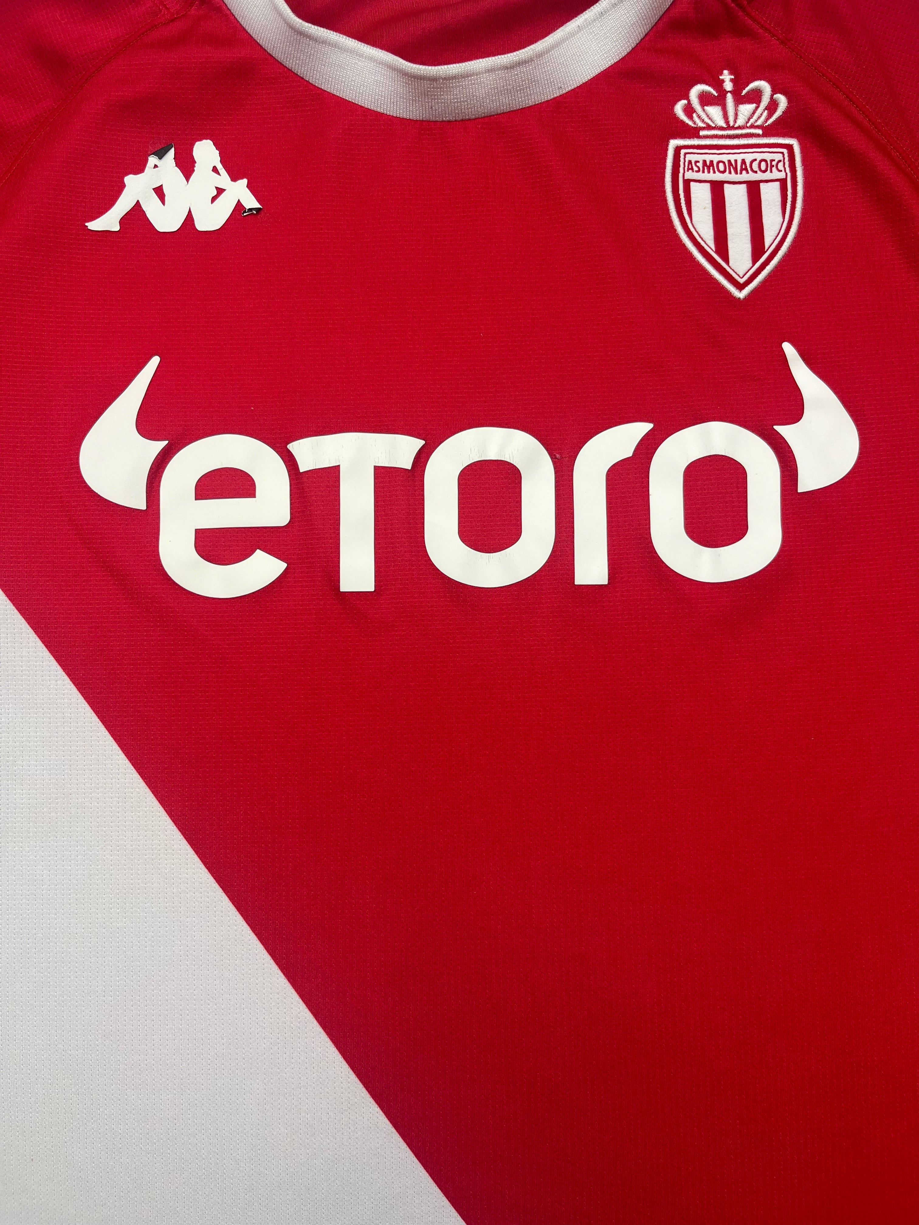 2021/22 Monaco Home Shirt (L) 6.5/10