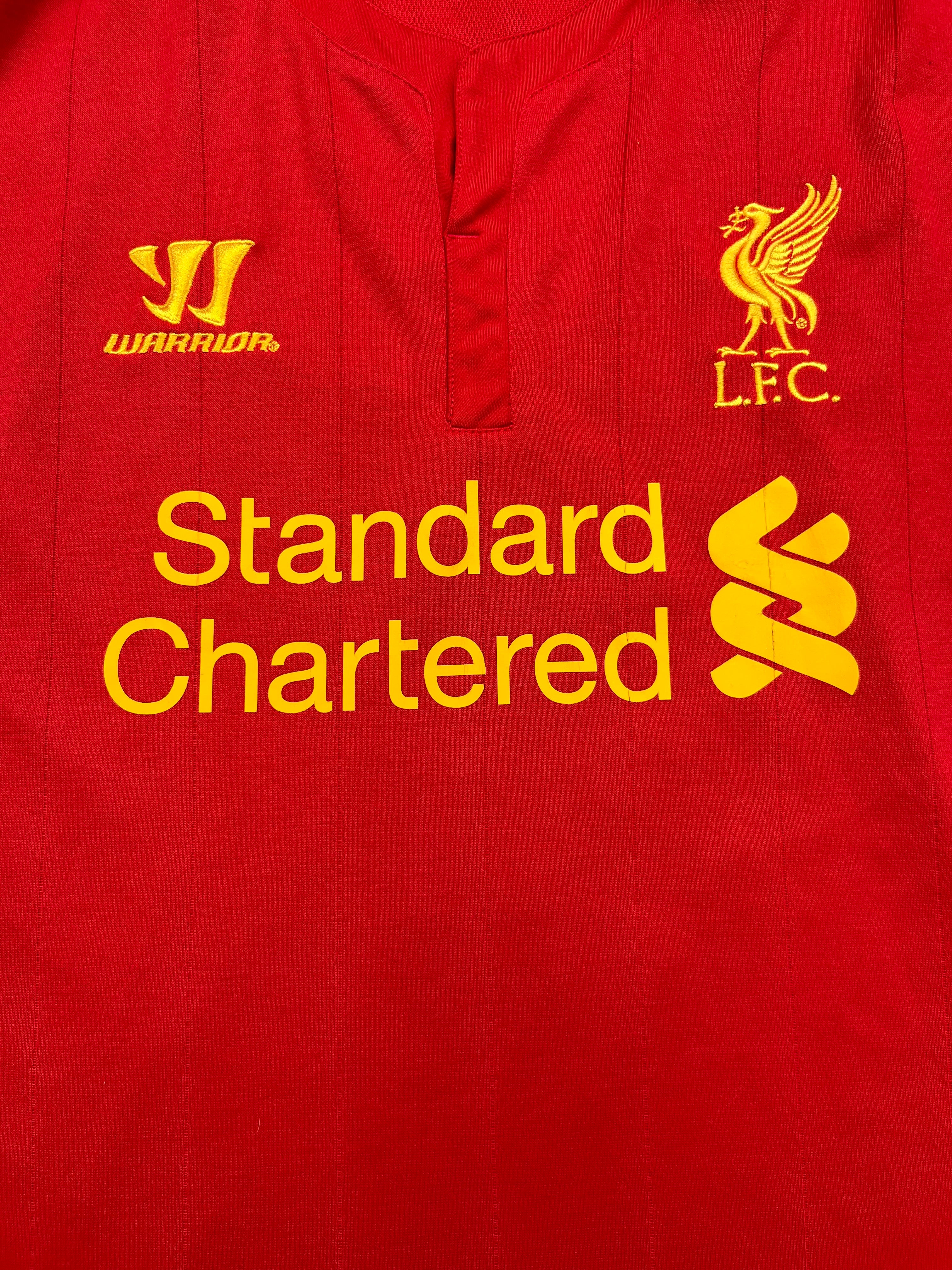 2012/13 Liverpool Home Shirt Gerrard #8 (XL) 9/10