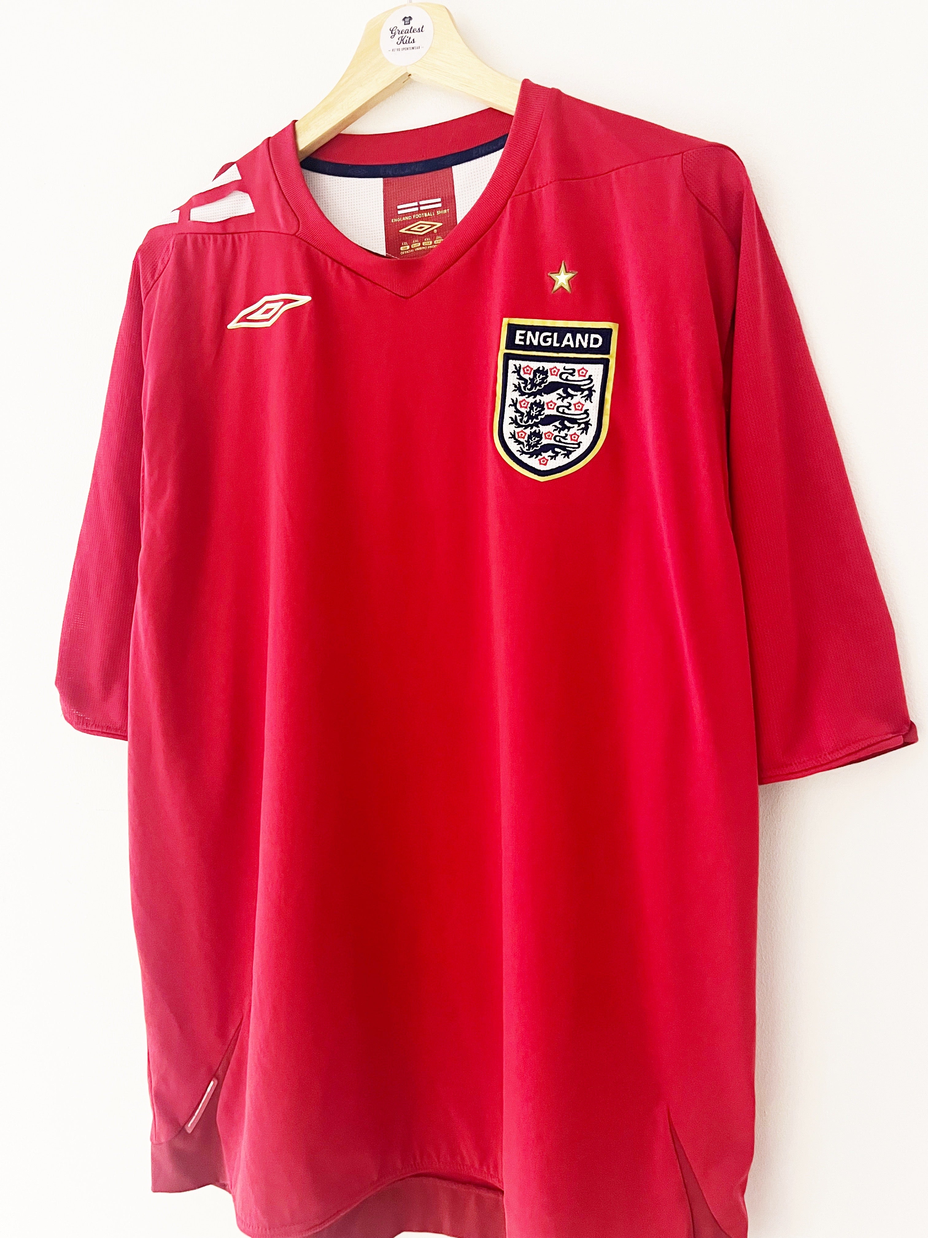 2006/08 England Away Shirt (XXL) 9/10