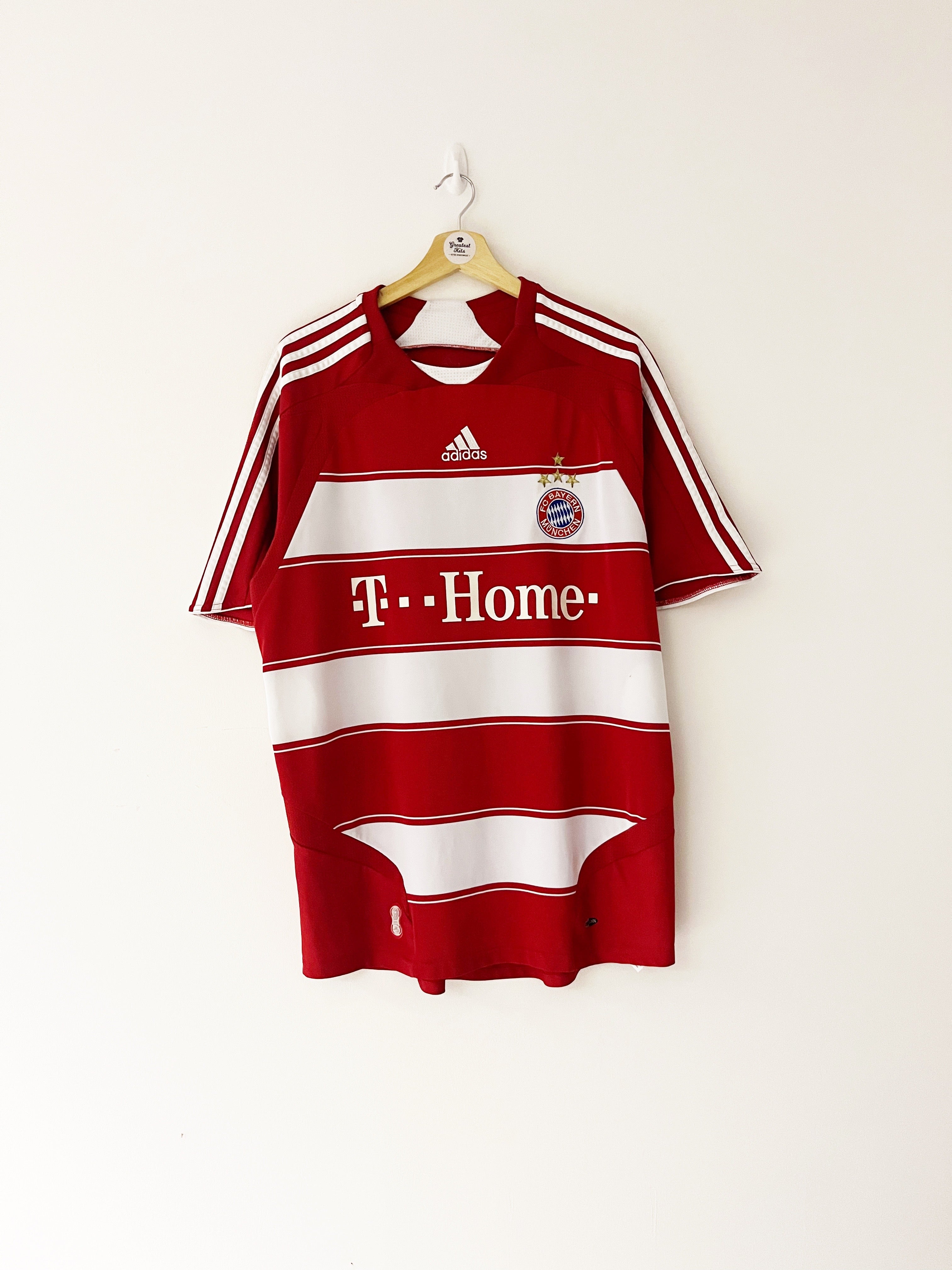 2007/09 Bayern Munich Home Shirt (L) 9/10