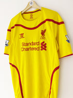 2014/15 Liverpool Away Shirt Gerrard #8 (XL) 9/10