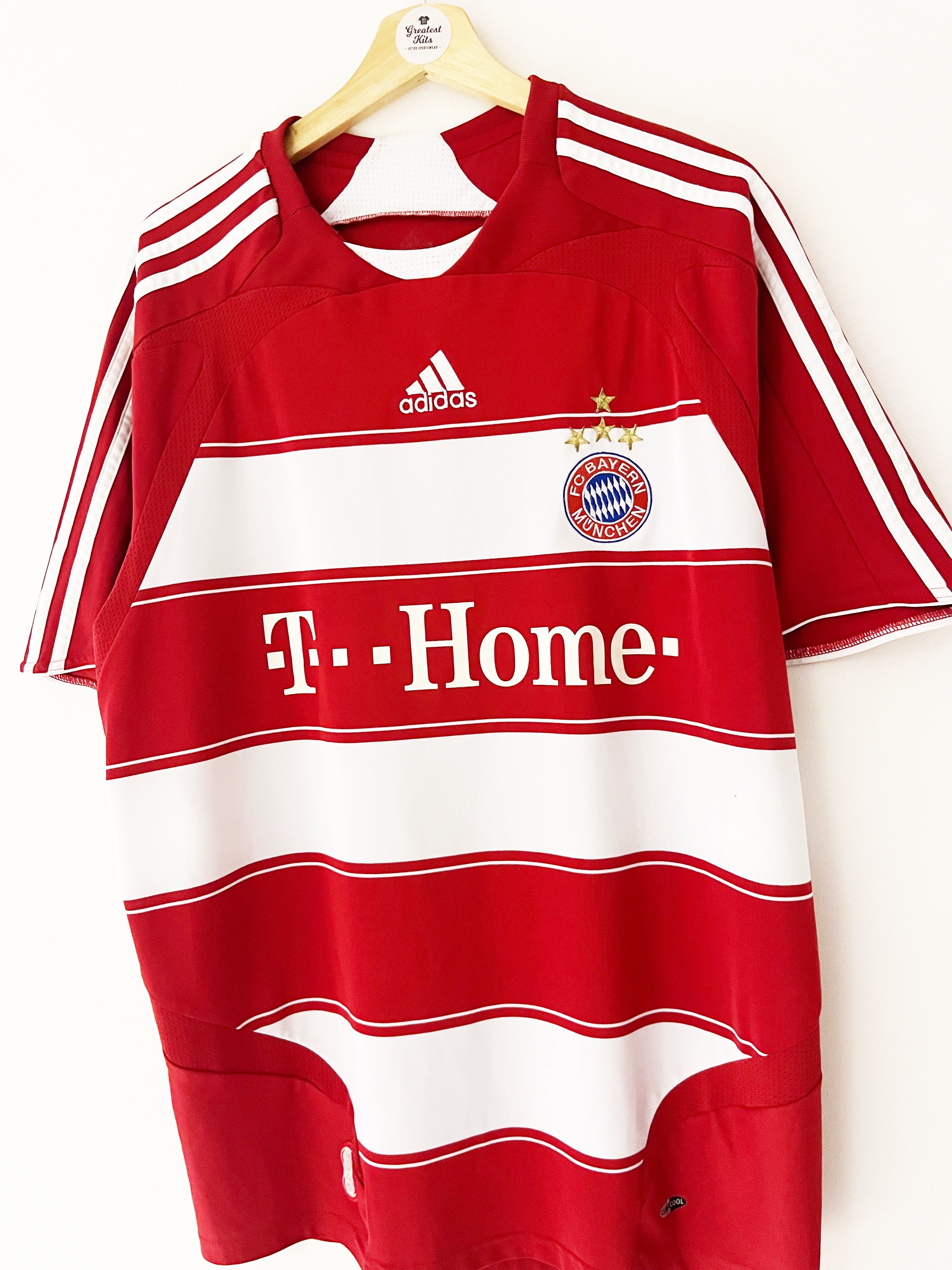 2007/09 Bayern Munich Home Shirt (L) 9/10