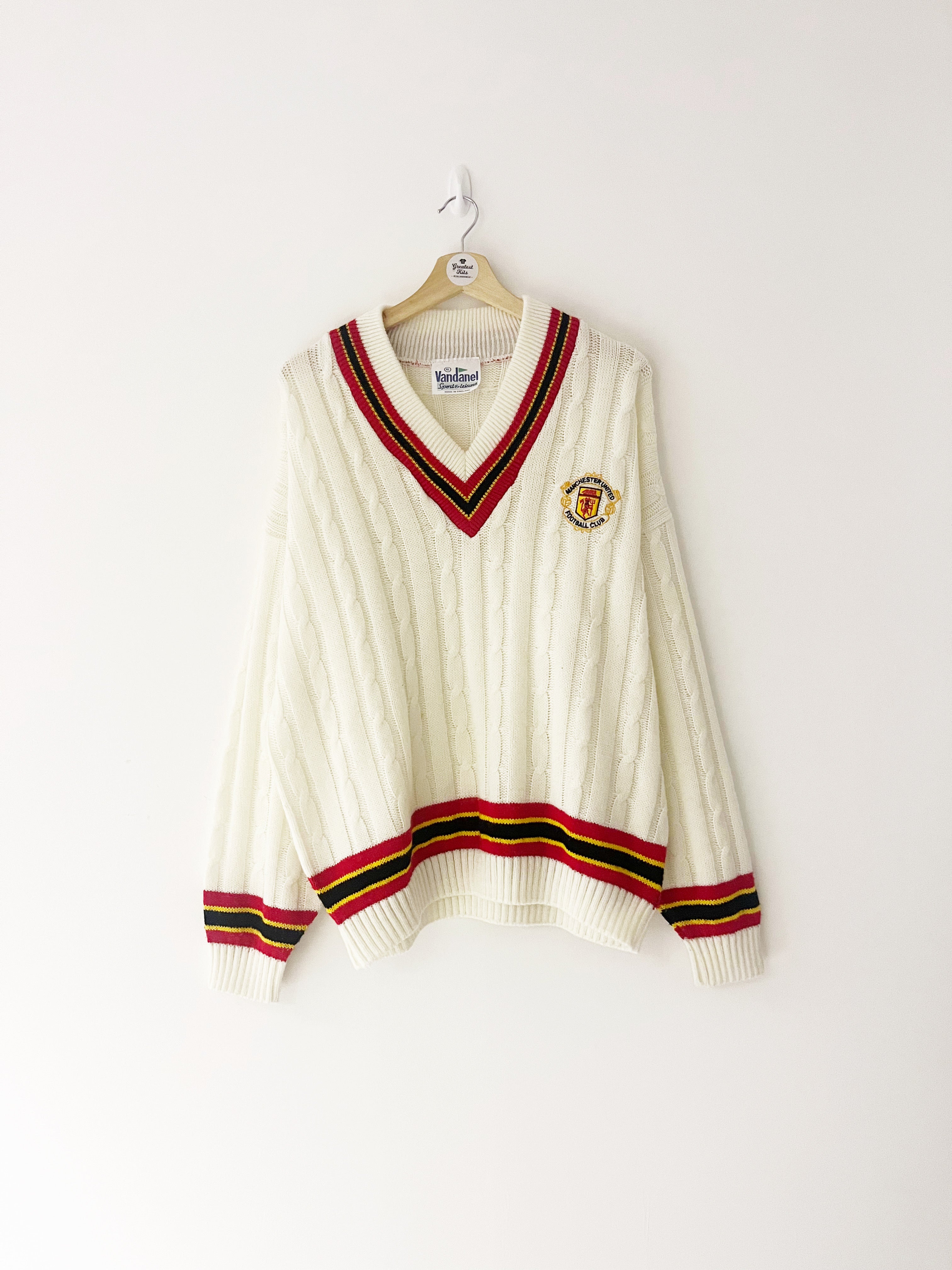 1992/93 Manchester United Cricket Jumper (XL) 9/10