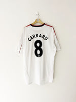 2010/11 Liverpool Away Shirt Gerrard #8 (XL) 8.5/10