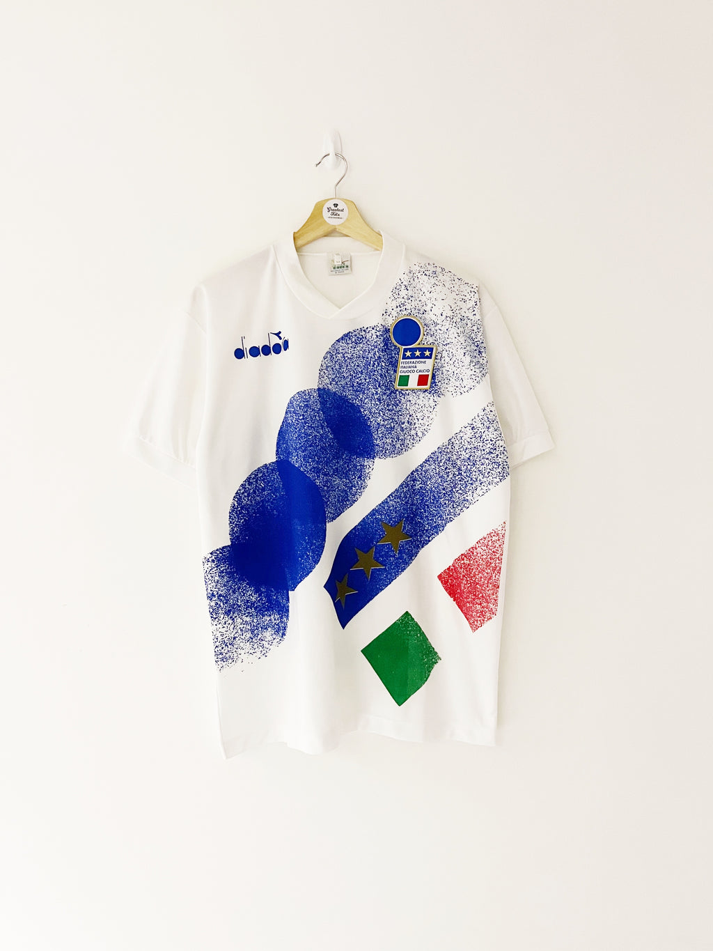 1992/94 Camiseta de entrenamiento de Italia (M) 9/10