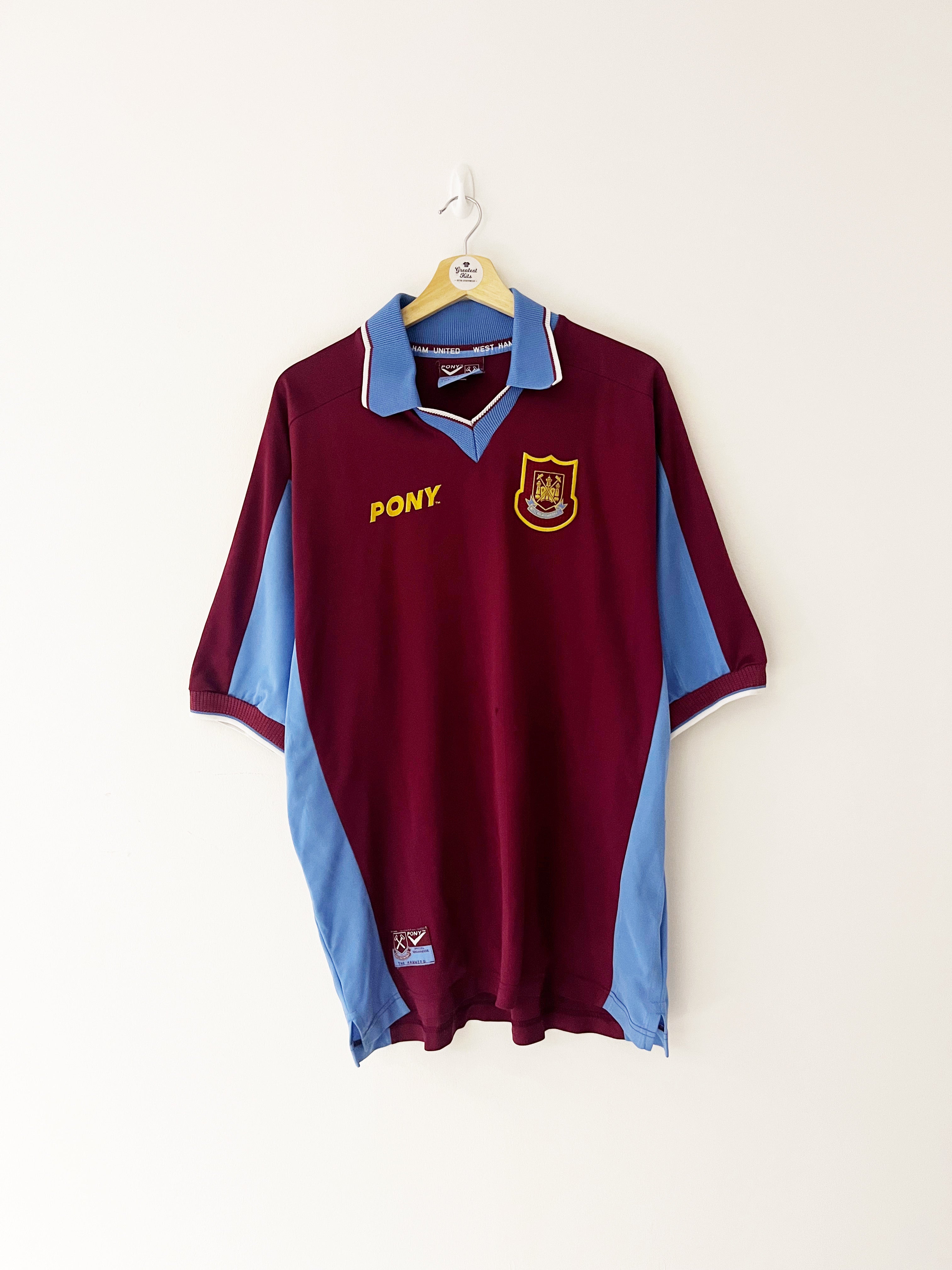 1997/98 West Ham Home Shirt (L) 7/10