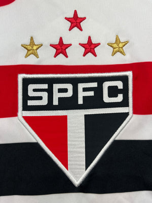 2009 Sao Paulo L/S Home Shirt #10 (M) 9/10