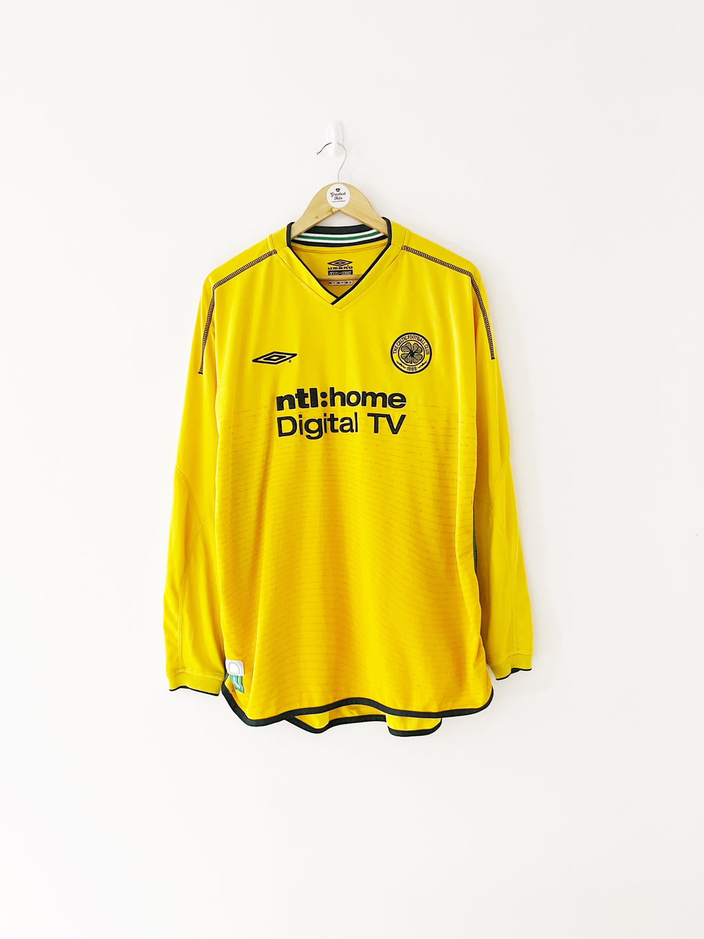 2002/03 Celtic Away L/S Shirt (XXL) 9/10