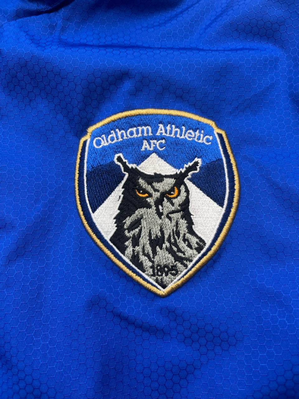 2012/13 Oldham Athletic *Player Issue* Training Jacket (L) 9/10