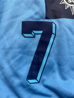 2010/11 Napoli 1/4 Zip Training Top #7 (M) 8/10