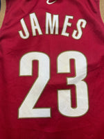 2003-10 Cleveland Cavaliers Champion Home Jersey James #23 (M) 8/10