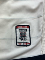 2003/05 England Home L/S Shirt (XL) 8/10