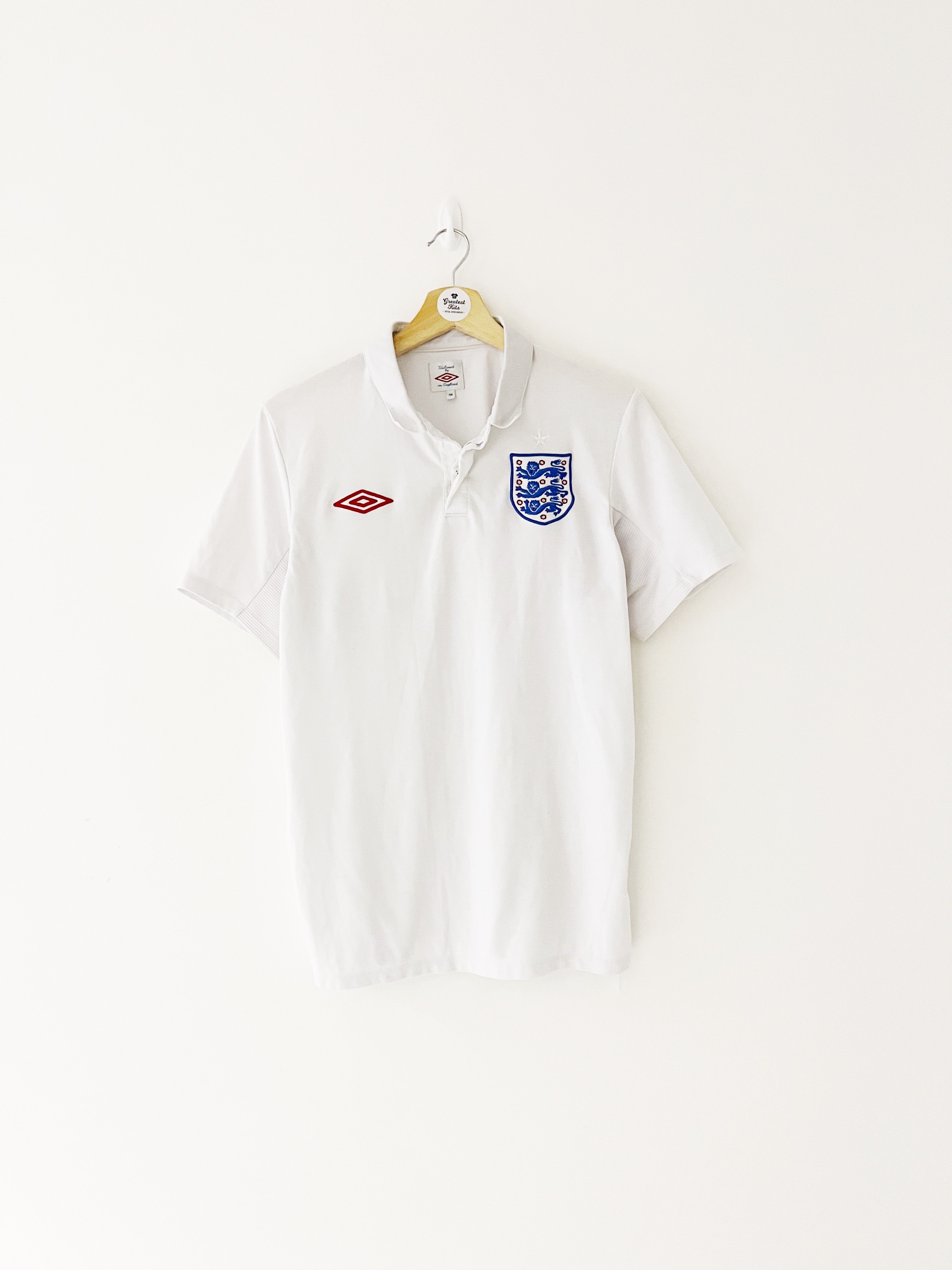 2010/11 England Home Shirt (M) 9/10