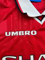1997/00 Manchester United CL Home Shirt (L) 7.5/10