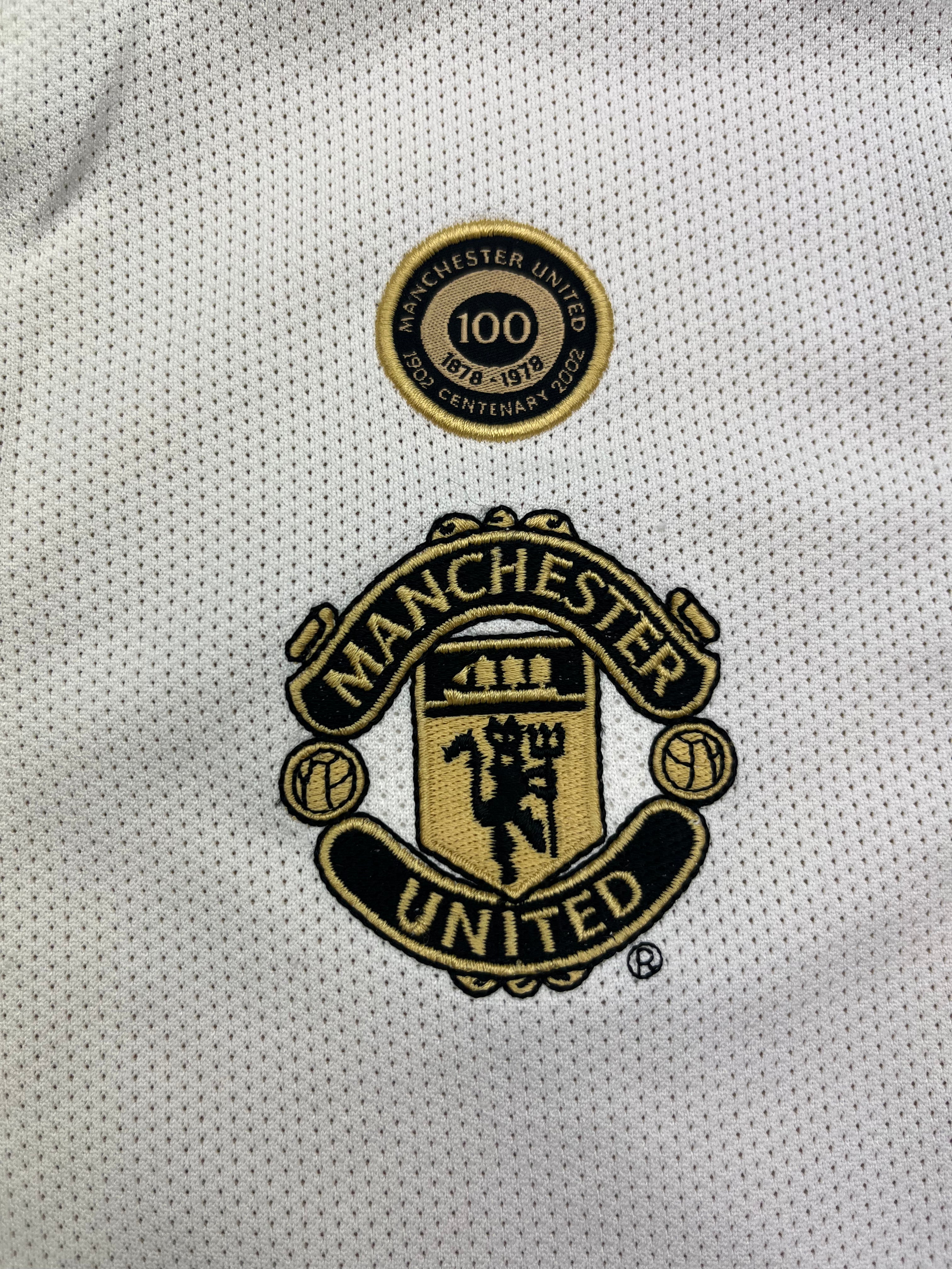 2001/02 Manchester United Reversible Away/Third Centenary Shirt (L) 8.5/10