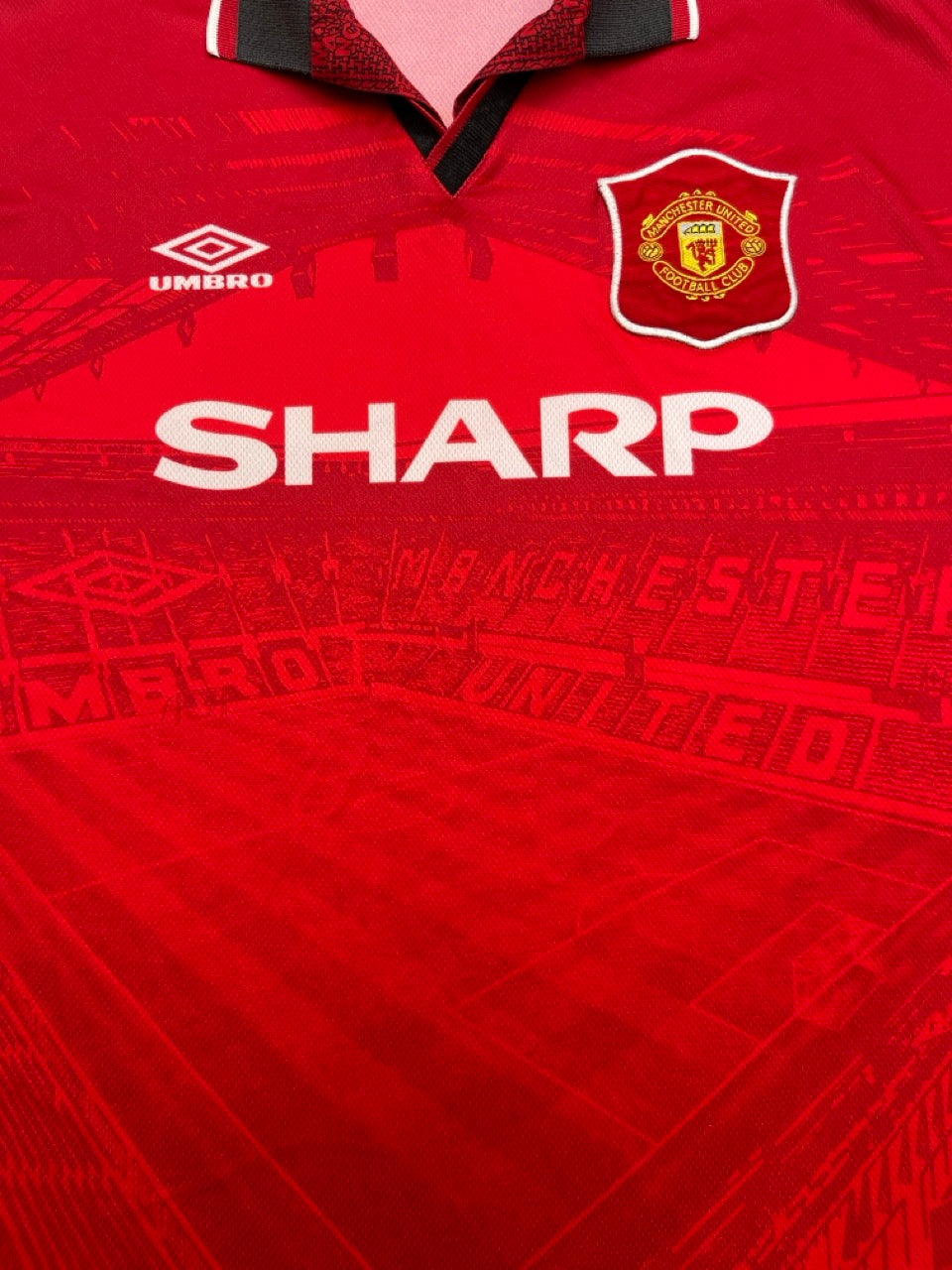 1994/96 Manchester United Home Shirt (M) 9/10