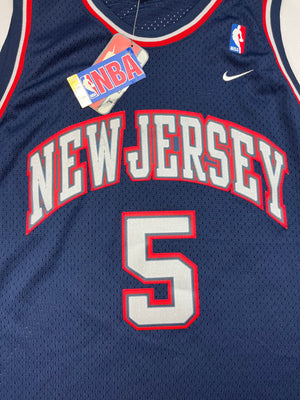 2001-04 Camiseta Nike Road de Nueva Jersey Kidd # 5 (XL) BNWT