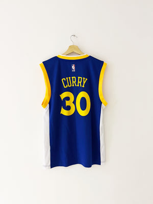 Maillot de route Adidas Golden State Warriors 2014-17 Curry # 30 (M) 9/10