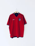 Camiseta visitante de Inglaterra 2002/04 (XXL) 8/10
