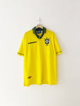 1993/94 Brazil Home Shirt (XL) 9/10
