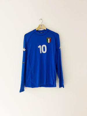 2000/01 Camiseta local L/S de Italia Del Piero #10 (L) 9/10 