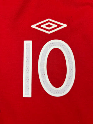 Maillot extérieur Angleterre 2010/11 Rooney #10 (XXL) 9/10