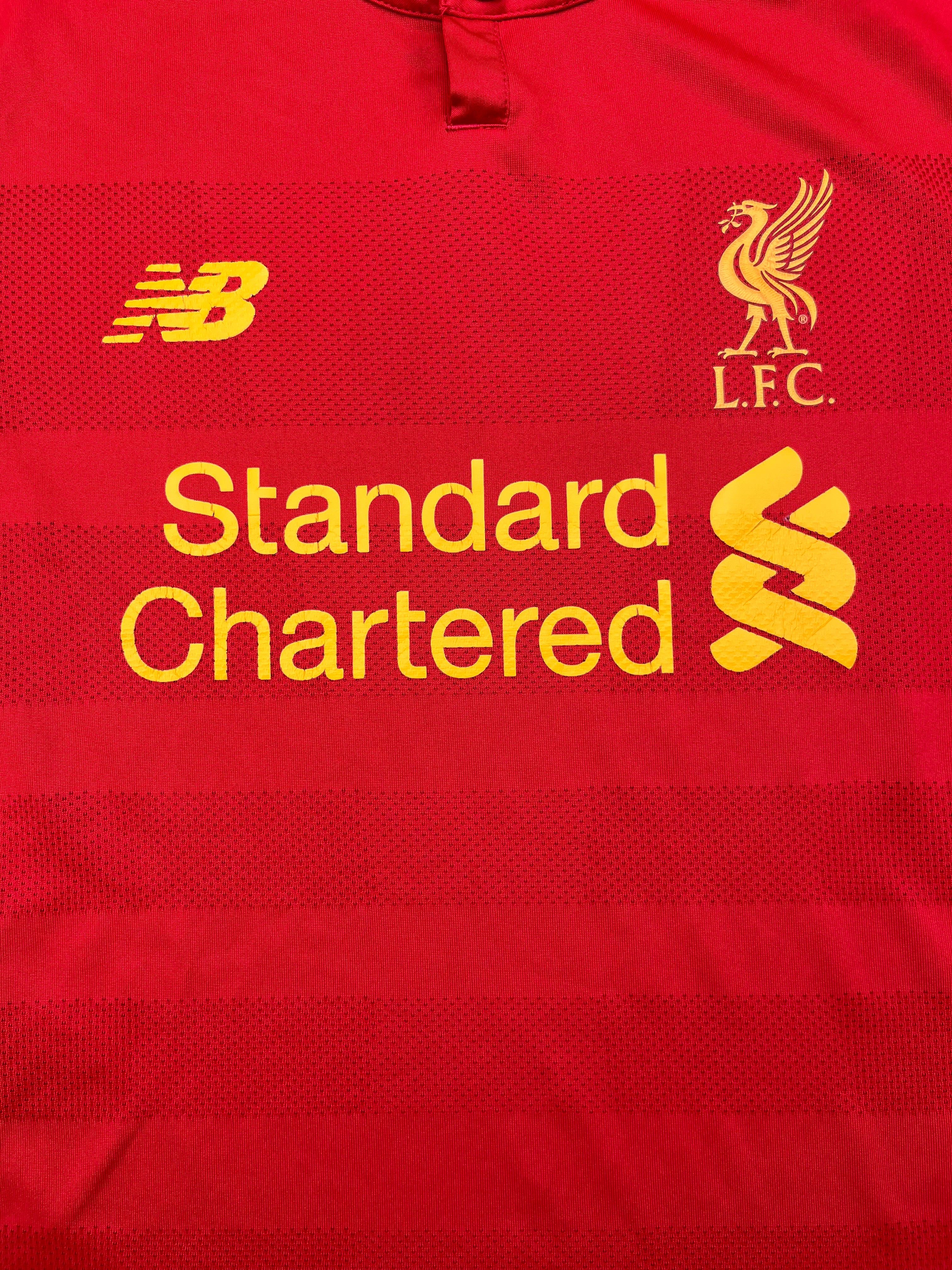 2016 17 Liverpool Home Shirt L 7.5 10 Greatest Kits