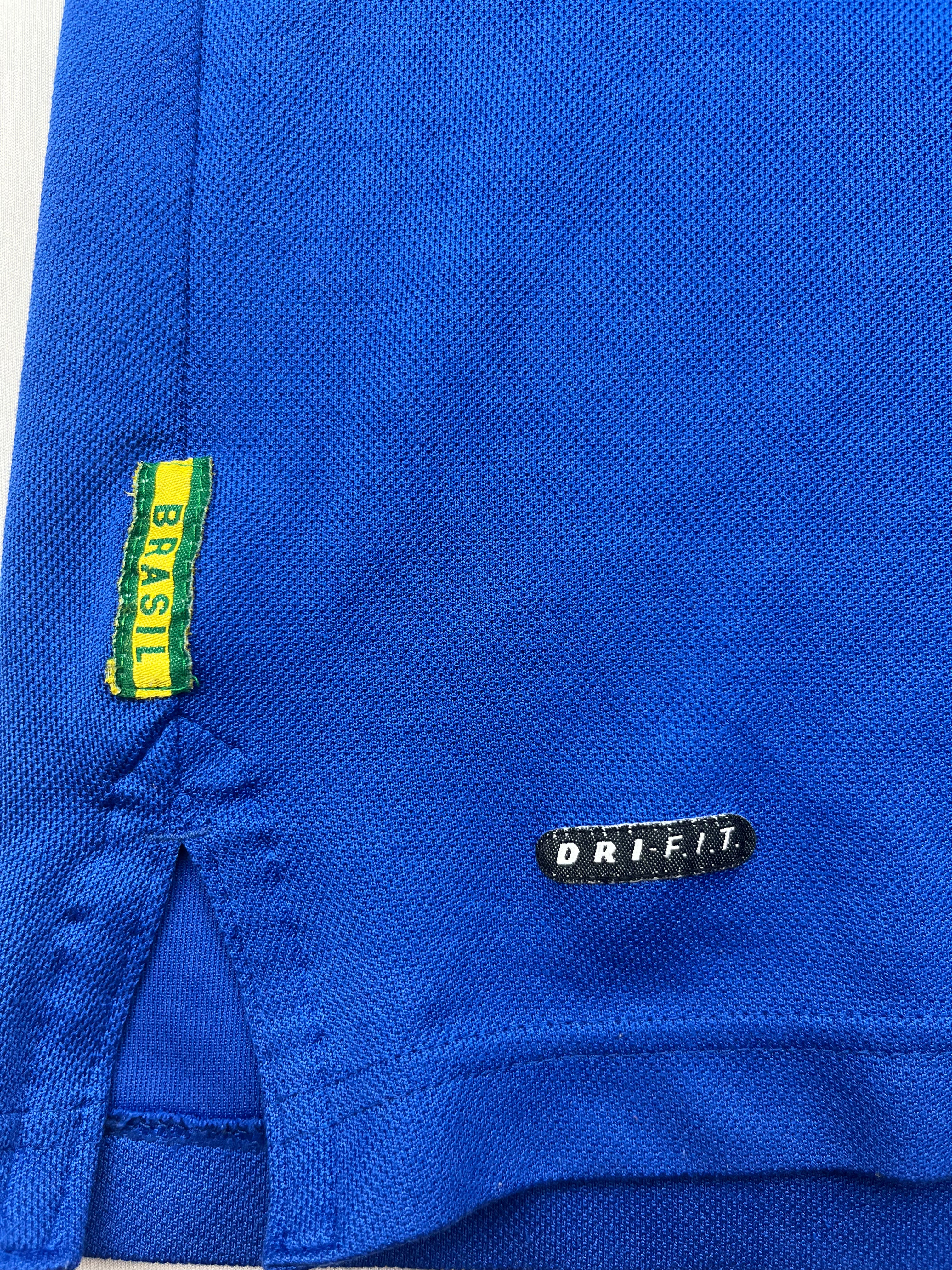 BNWT Brazil Away Football Shirt 1998/00 Adults XL - Depop