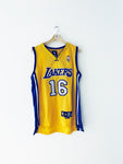 2010-14 Los Angeles Lakers Adidas Maillot Domicile Gasol #16 (S) 9/10